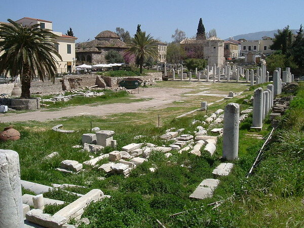 Der Marktplatz in Athen