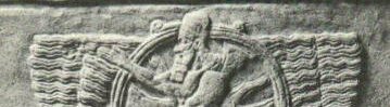 Relief des Gottes Aššur